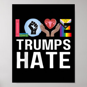 Trumps hasst Anti Trump verbotene Bücher Reprodukt Poster