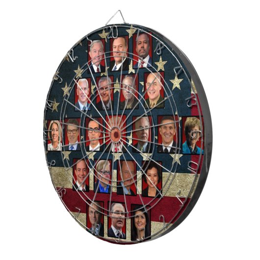 Trumps Kabinett im Weißen Haus Dartscheibe (Vorderseite rechts)