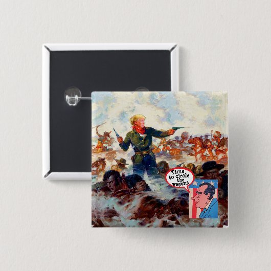 Trumps letzter Stand Button (Vorne & Hinten)