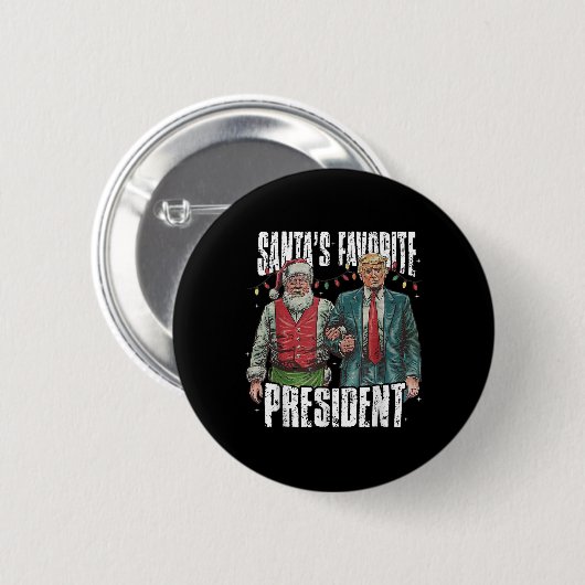Trumps Lieblingspräsident Button (Vorne & Hinten)