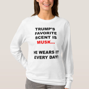Trumps Lieblingszettel ist Musk T-Shirt
