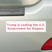 Trumps Plündernde Windeln Hankamer Artjunkhaus Com Autoaufkleber (Auf Auto)