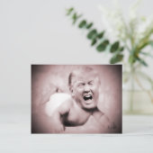 Trumps rosafarbene Postkarten für den Präsidenten (Stehend Vorderseite)