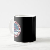 Trumps Schneeblatt-Entfernungsdienst Lustiger Fest Kaffeetasse (Vorderseite Links)