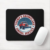 Trumps Schneeblatt-Entfernungsdienst Lustiger Fest Mousepad (Mit Mouse)