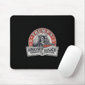 Trumps Schneeblock-Entfernungsdienst Lustiger Trum Mousepad (Mit Mouse)