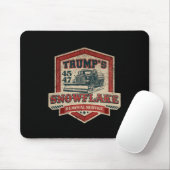 Trumps Schneeblümchen-Entfernungsdienst Lustiger T Mousepad (Mit Mouse)