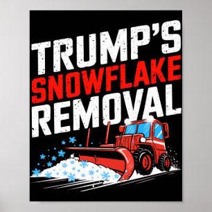 Trumps schneeflocke Abkehr von kühner konservative Poster