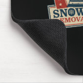 Trumps Schneefloh-Entfernungsdienst Lustiger Donal Mousepad (Ecke)
