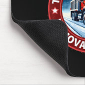 Trumps Schneefloh-Entfernungsdienst Lustiger Feier Mousepad (Ecke)