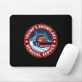 Trumps Schneefloh-Entfernungsdienst Lustiger Feier Mousepad (Mit Mouse)