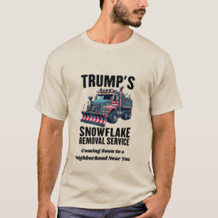 "Trumps Schneefräsen-Service - Patriotisch T-Shirt