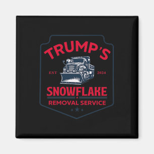 Trumps Snowflake-Entfernungsdienst Funny Trump 202 Magnet