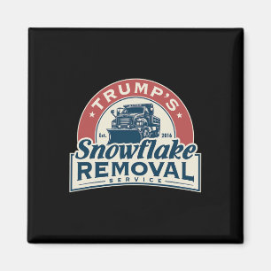 Trumps Snowflake-Entfernungsdienst Funny Trump 202 Magnet