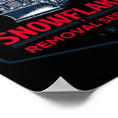 Trumps Snowflake-Entfernungsdienst Funny Trump 202 Poster (Ecke)