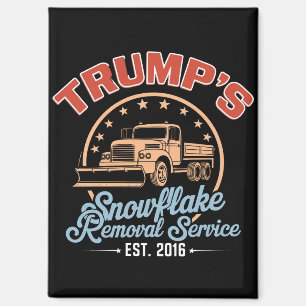 Trumps Snowflake-Entfernungsdienst Trump 2024 Magnet
