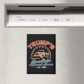 Trumps Snowflake-Entfernungsdienst Trump 2024 Magnet (In Situ (Geschirrspüler))