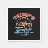 Trumps Snowflake-Entfernungsdienst Trump 2024 Serviette (Vorderseite)