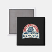 Trumps Snowflake Removal Service Funny Trump 2024 Magnet (Vorderseite/Rückseite)