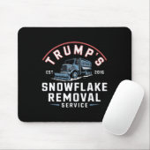 Trumps Snowflake Removal Service Funny Trump 2024 Mousepad (Mit Mouse)