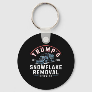 Trumps Snowflake Removal Service Funny Trump 2024 Schlüsselanhänger