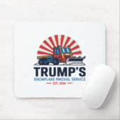 Trumps Snowflake Rmoval Service Funny Donald Trum Mousepad (Mit Mouse)