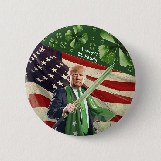 Trumps St. Paddy Button (Vorderseite)