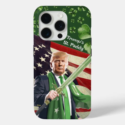 Trumps St. Paddy Case-Mate iPhone Hülle (Rückseite)