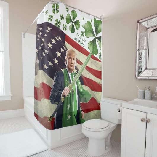 Trumps St. Paddy Duschvorhang (Beispiel)