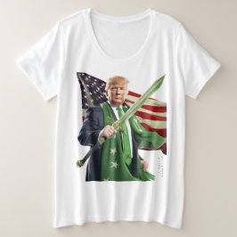 Trumps St. Paddy Große Größe T-Shirt