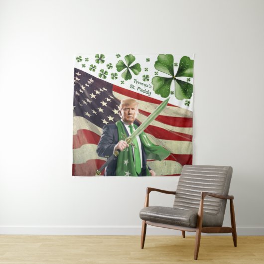 Trumps St. Paddy Wandteppich (Beispiel)