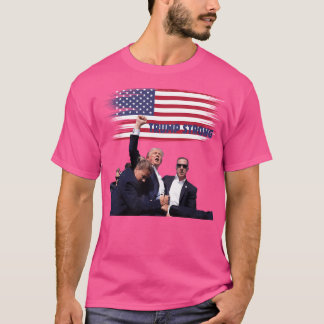 Trumps starke Faust in der Luft T-Shirt