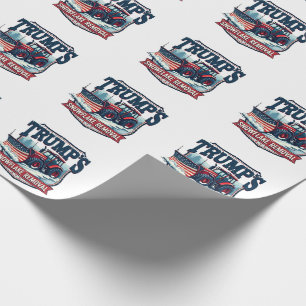 Trumps Tag der Amtseinführung eines Snowflake Rmov Geschenkpapier