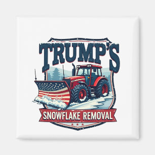 Trumps Tag der Amtseinführung eines Snowflake Rmov Magnet