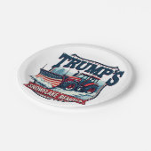 Trumps Tag der Amtseinführung eines Snowflake Rmov Pappteller (Schrägansicht)