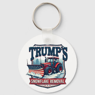 Trumps Tag der Amtseinführung eines Snowflake Rmov Schlüsselanhänger