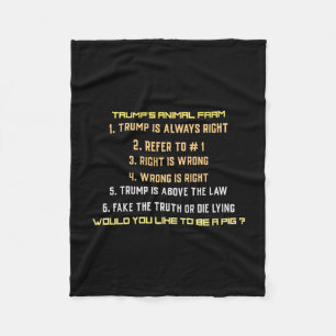 Trumps Tierfarm Fleecedecke