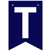 Trumps verbitterter Rücktritt impeached Red White Wimpelkette (Zweite Fahne)