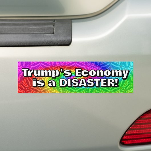 Trumps Wirtschaft ist ein DESASTER Autoaufkleber (Auf Auto)
