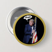 Trumps Zaubergesetz Button (Vorne & Hinten)