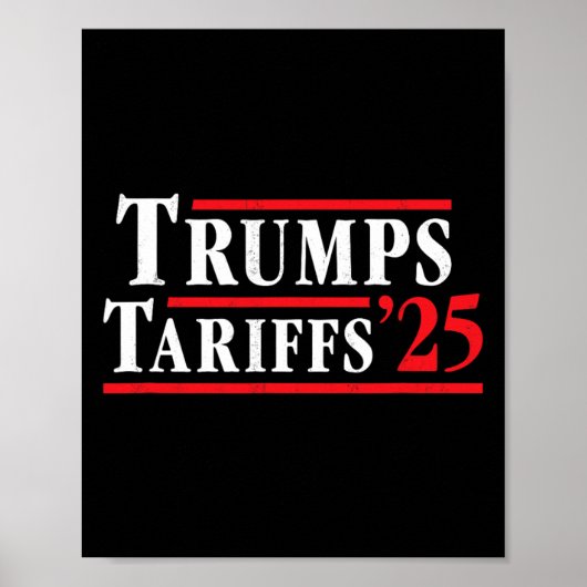 Trumps Zölle - Trumps Handelskrieg  Poster (Vorne)