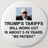 Trumps Zollknopf Button (Vorderseite)
