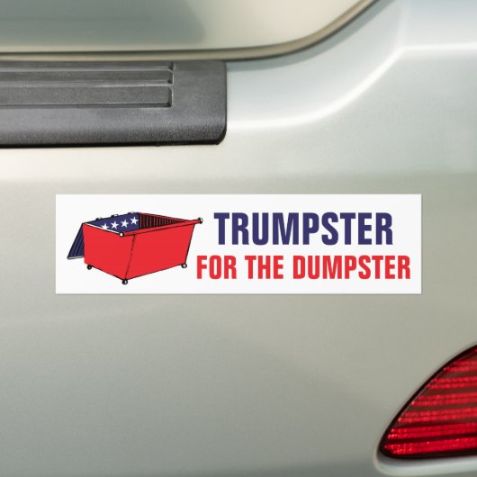 Trumpster für das Müllcontainer-lustige politische Autoaufkleber (Auf Auto)