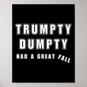 Trumpty Dumpty hatte einen großen Fall Funny Spaß  Poster