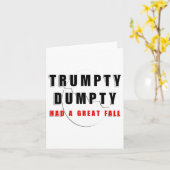 Trumpty Dumpty hatte einen großen Fall gebrochen E Karte (Gelbe Blume)