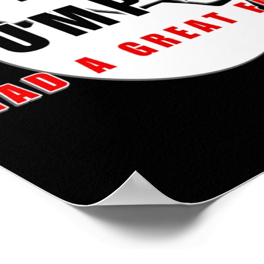 Trumpty Dumpty hatte einen großen Fall gebrochen E Poster (Ecke)