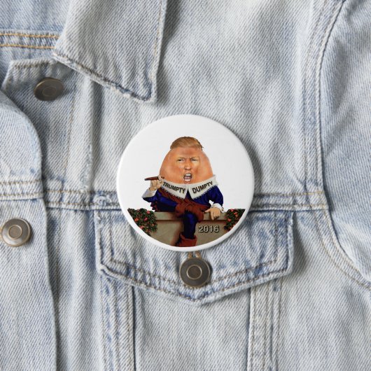 Trumpty Dumpty saß an der Wand Button (Beispiel)