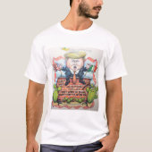 TRUMPTY DUMPTY SAT AUF EINER WAND T-Shirt (Vorderseite)