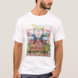 TRUMPTY DUMPTY SAT AUF EINER WAND T-Shirt