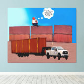 Trumpty Dumpty Stretched Canvas Print Leinwanddruck (Insitu (Holzboden))